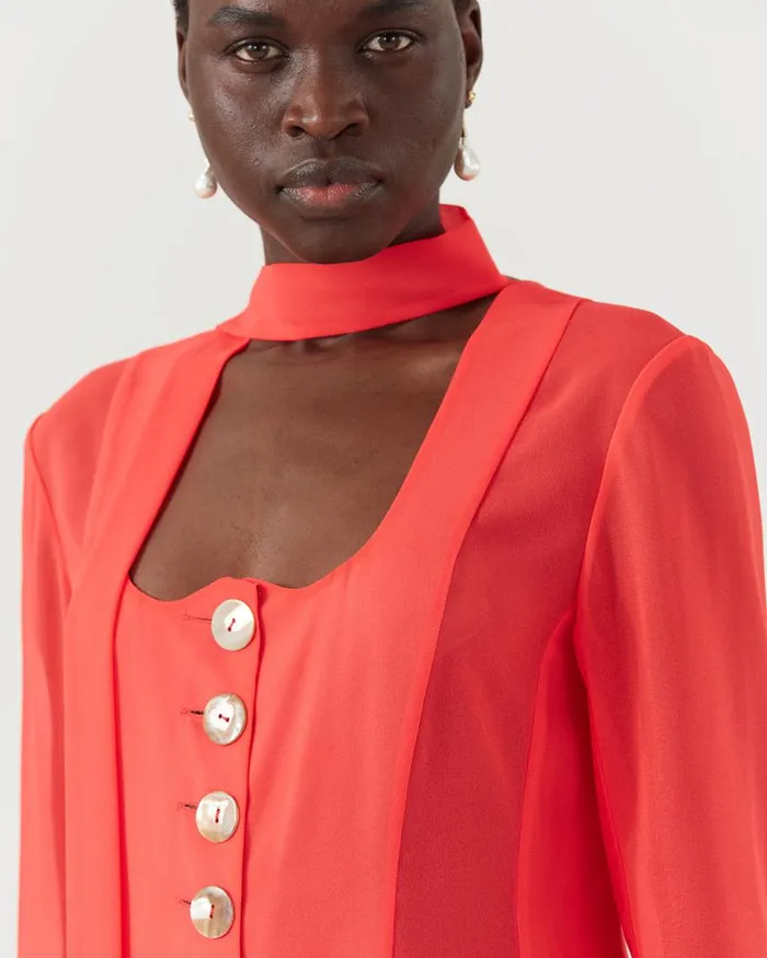 REJINA PYO Shirts and Blouses Kekoa Top Chiffon Hot Pink 8211 Shop REJINA PYO Shirts and Blouses Kekoa Top Chiffon Hot Pink 8211 Shop
