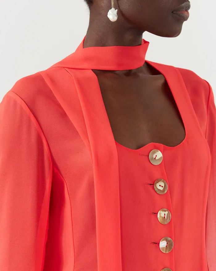 REJINA PYO Shirts and Blouses Kekoa Top Chiffon Hot Pink 8211 Shop REJINA PYO Shirts and Blouses Kekoa Top Chiffon Hot Pink 8211 Shop
