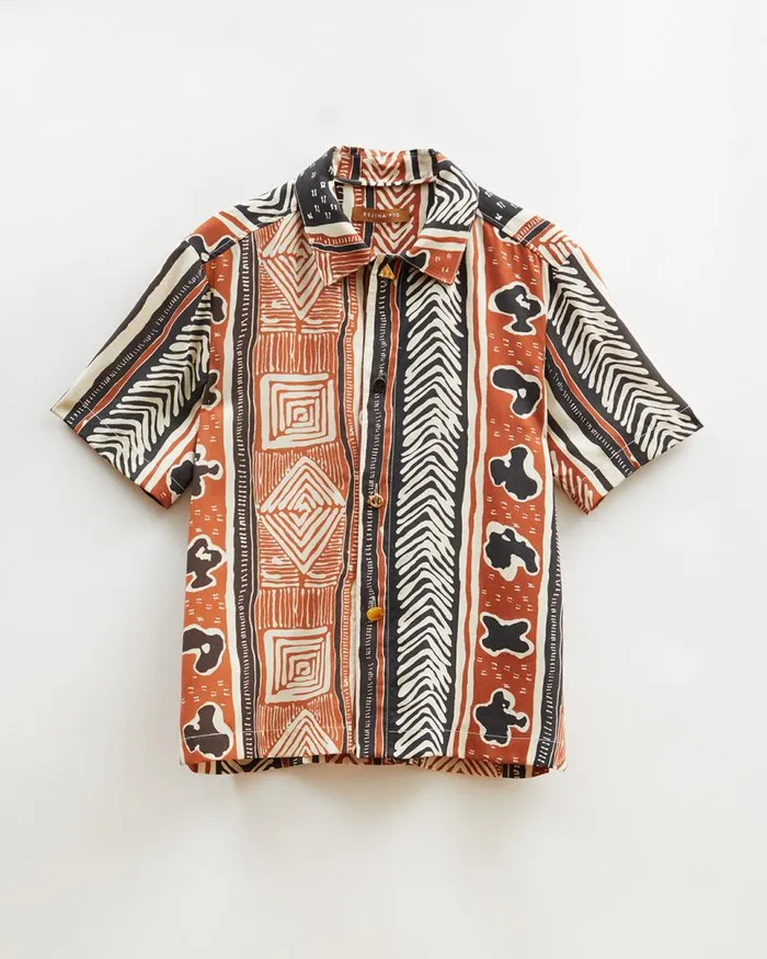 REJINA PYO Shirts and Blouses Marty Shirt Tencel Print Brown 8211 Shop REJINA PYO Shirts and Blouses Marty Shirt Tencel Print Brown 8211 Shop