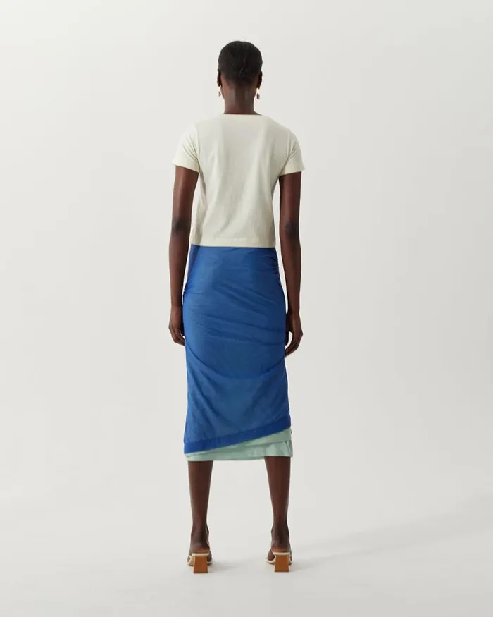 REJINA PYO Skirts Mirren Skirt Mesh Blue 8211 Shop REJINA PYO Skirts Mirren Skirt Mesh Blue 8211 Shop