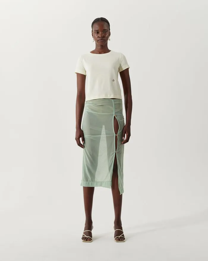 REJINA PYO Skirts Mirren Skirt Mesh Blue 8211 Shop REJINA PYO Skirts Mirren Skirt Mesh Blue 8211 Shop