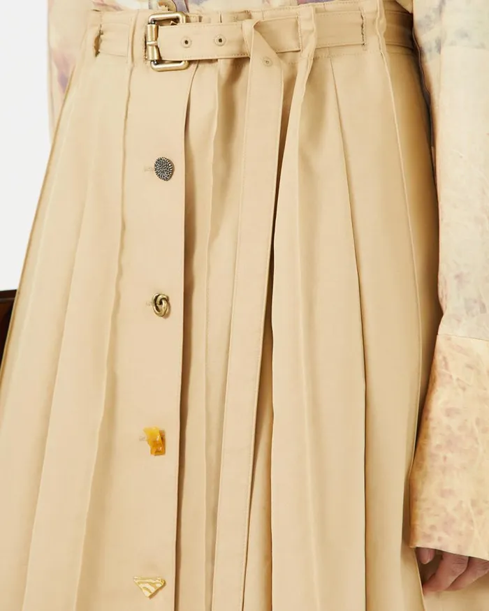 REJINA PYO Skirts Noor Skirt Cotton Blend Tan 8211 Shop REJINA PYO Skirts Noor Skirt Cotton Blend Tan 8211 Shop