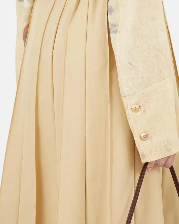 REJINA PYO Skirts Noor Skirt Cotton Blend Tan 8211 Shop REJINA PYO Skirts Noor Skirt Cotton Blend Tan 8211 Shop