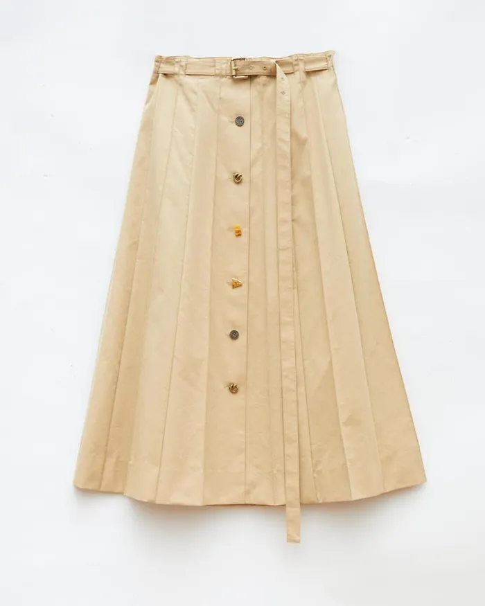 REJINA PYO Skirts Noor Skirt Cotton Blend Tan 8211 Shop REJINA PYO Skirts Noor Skirt Cotton Blend Tan 8211 Shop