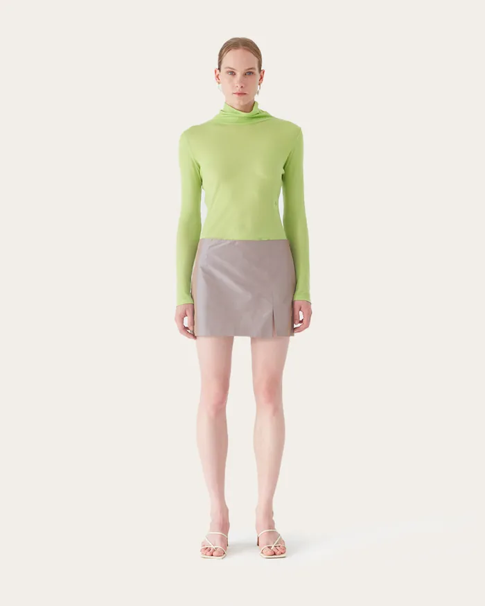 REJINA PYO Tailoring Della Skirt Taffetta Iridescent 8211 Shop
