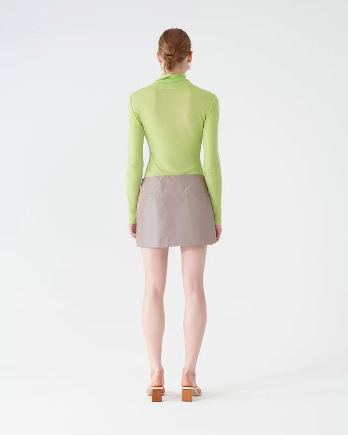 REJINA PYO Tailoring Della Skirt Taffetta Iridescent 8211 Shop REJINA PYO Tailoring Della Skirt Taffetta Iridescent 8211 Shop