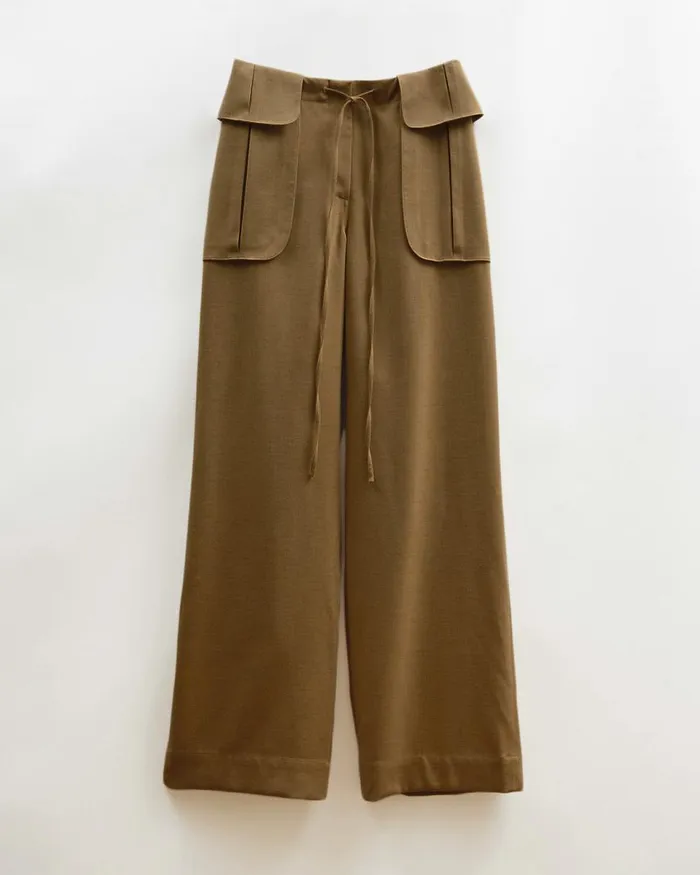 REJINA PYO Tailoring Sonia Trousers Wool Blend Olive 8211 Shop REJINA PYO Tailoring Sonia Trousers Wool Blend Olive 8211 Shop