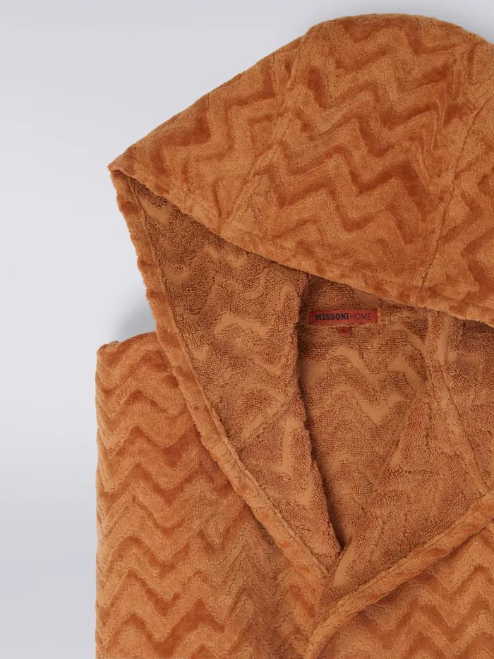 Rex Hooded Bathrobe Gold Women Missoni Bathrobes Rex Hooded Bathrobe Gold Women Missoni Bathrobes