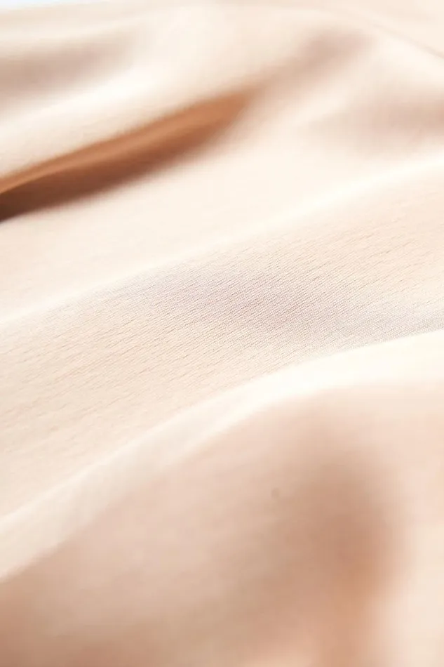 Rhiannon Gown In Satin Tan Beige Women Halston Dresses
