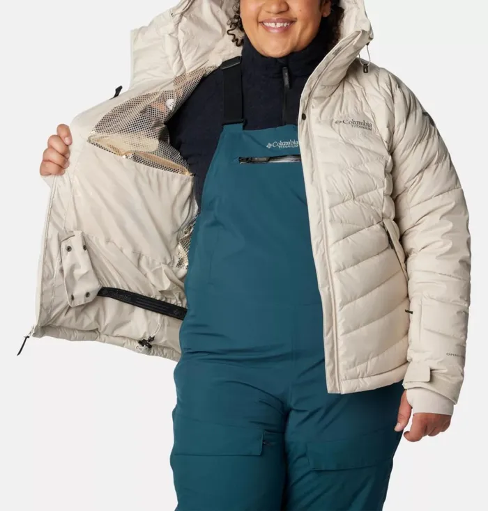 Roaring Fork Down Jacket 8211 Plus Size Dark Stone Womens Columbia Sportswear Insulated and Down Roaring Fork Down Jacket 8211 Plus Size Dark Stone Womens Columbia Sportswear Insulated and Down
