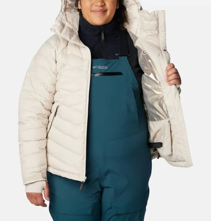 Roaring Fork Down Jacket 8211 Plus Size Dark Stone Womens Columbia Sportswear Insulated and Down Roaring Fork Down Jacket 8211 Plus Size Dark Stone Womens Columbia Sportswear Insulated and Down