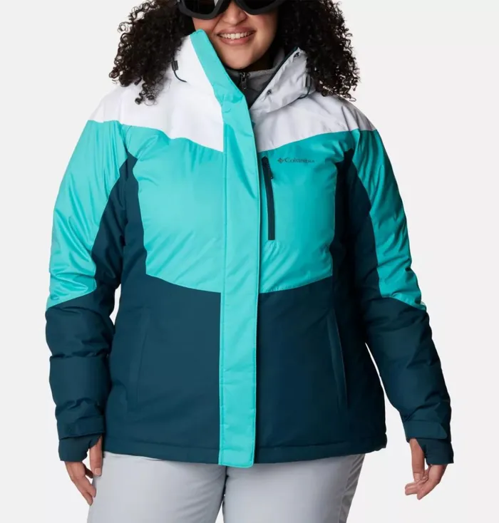 Rosie Run Insulated Jacket 8211 Plus Size Bright Aqua White Night Wave Womens Columbia Sportswear Insulated and Down Rosie Run Insulated Jacket 8211 Plus Size Bright Aqua White Night Wave Womens Columbia Sportswear Insulated and Down