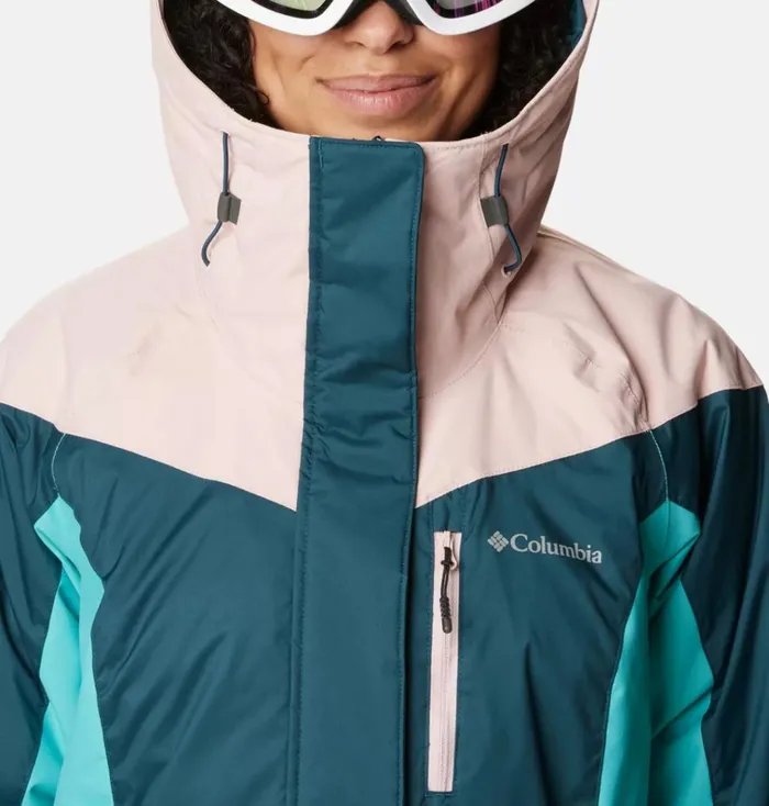 Rosie Run Insulated Jacket Night Wave Dusty Pink Bright Aqua Womens Columbia Sportswear Insulated and Down Rosie Run Insulated Jacket Night Wave Dusty Pink Bright Aqua Womens Columbia Sportswear Insulated and Down