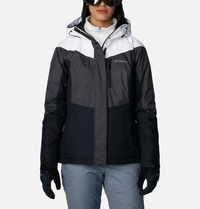 Rosie Run Insulated Jacket Shark White Black Womens Columbia Sportswear Insulated and Down Rosie Run Insulated Jacket Shark White Black Womens Columbia Sportswear Insulated and Down