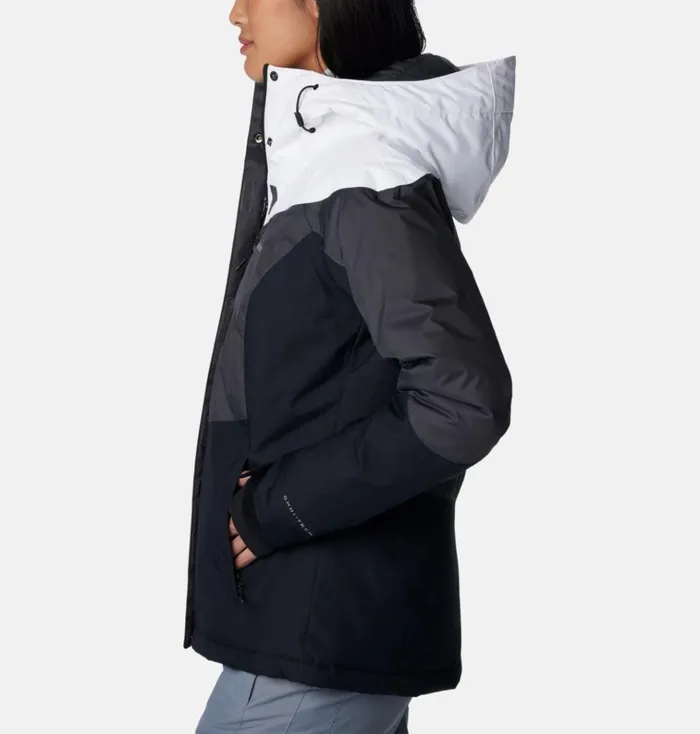Rosie Run Insulated Jacket Shark White Black Womens Columbia Sportswear Insulated and Down Rosie Run Insulated Jacket Shark White Black Womens Columbia Sportswear Insulated and Down