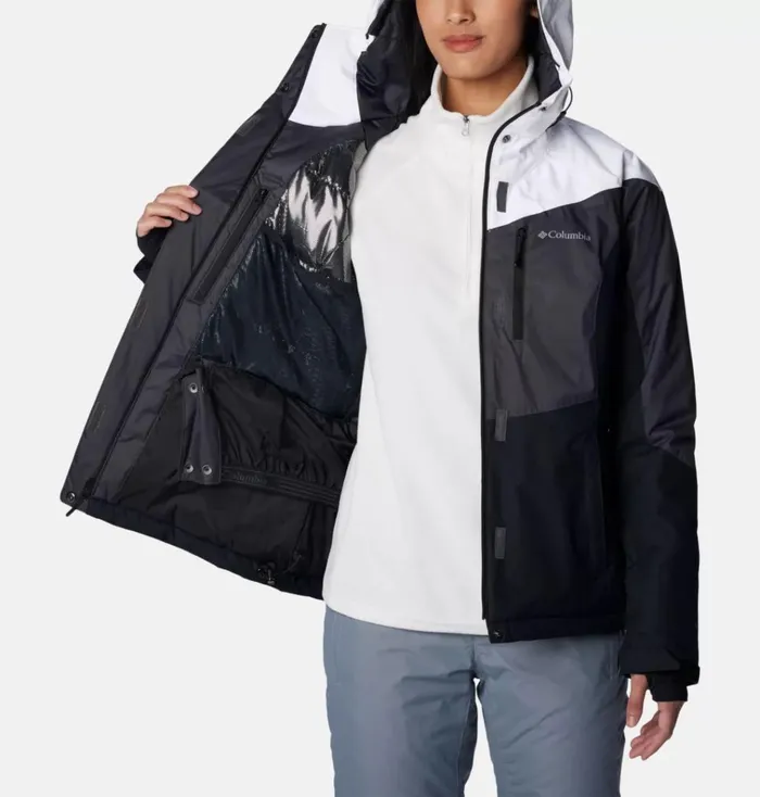 Rosie Run Insulated Jacket Shark White Black Womens Columbia Sportswear Insulated and Down Rosie Run Insulated Jacket Shark White Black Womens Columbia Sportswear Insulated and Down