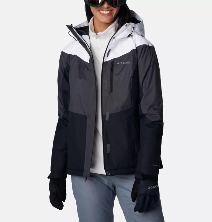 Rosie Run Insulated Jacket Shark White Black Womens Columbia Sportswear Insulated and Down Rosie Run Insulated Jacket Shark White Black Womens Columbia Sportswear Insulated and Down