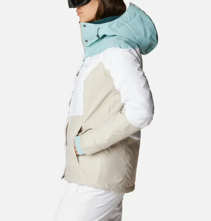 Rosie Run Insulated Jacket White Aqua Haze Dark Stone Womens Columbia Sportswear Insulated and Down Rosie Run Insulated Jacket White Aqua Haze Dark Stone Womens Columbia Sportswear Insulated and Down