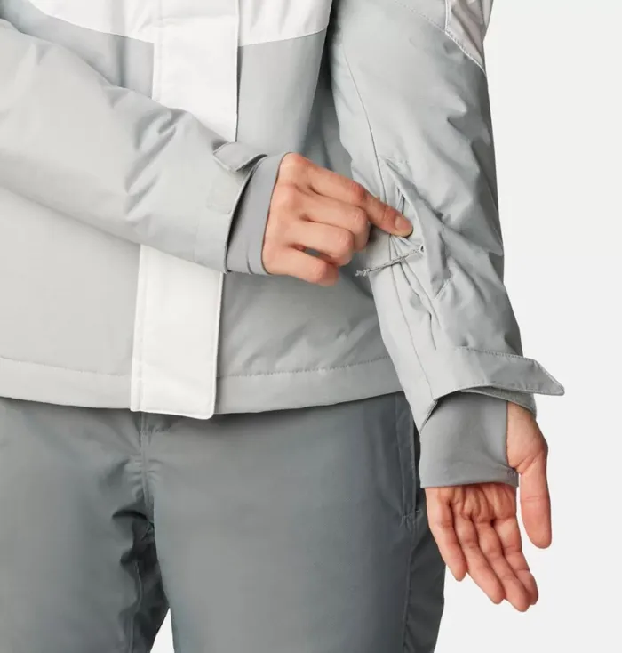 Rosie Run Insulated Jacket White Tradewinds Grey Cirrus Grey Womens Columbia Sportswear Insulated and Down Rosie Run Insulated Jacket White Tradewinds Grey Cirrus Grey Womens Columbia Sportswear Insulated and Down
