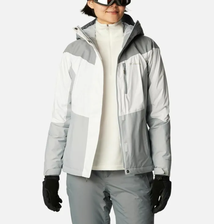 Rosie Run Insulated Jacket White Tradewinds Grey Cirrus Grey Womens Columbia Sportswear Insulated and Down Rosie Run Insulated Jacket White Tradewinds Grey Cirrus Grey Womens Columbia Sportswear Insulated and Down
