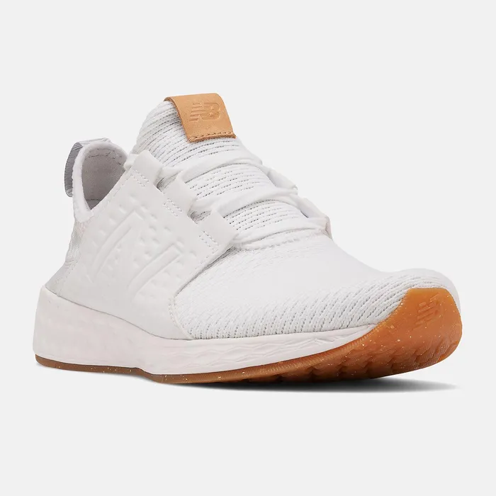 Running Women Newbalance Fresh Foam Cruzv1 Reissue Nb White With Silver Mink Running Women Newbalance Fresh Foam Cruzv1 Reissue Nb White With Silver Mink