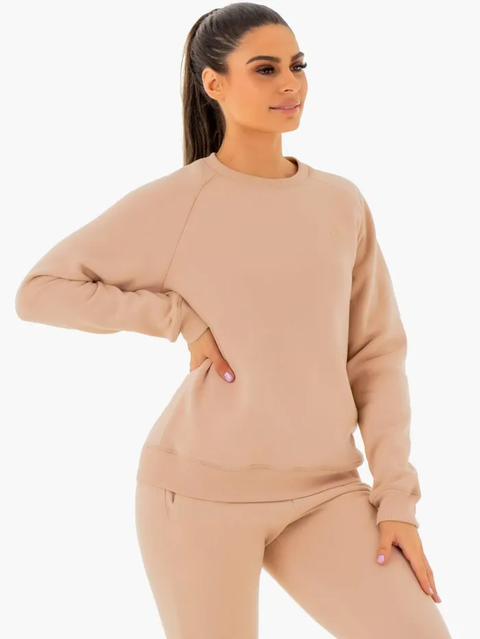 Ryderwear Adapt Boyfriend Sweater 8211 Nude Women Jackets and Sweaters