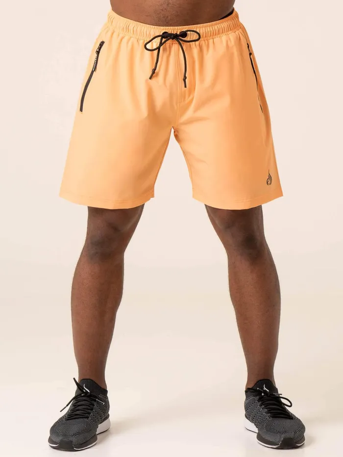 Ryderwear Adapt Training Short 8211 Orange Sherbet Men Gym Shorts