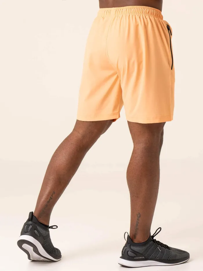 Ryderwear Adapt Training Short 8211 Orange Sherbet Men Gym Shorts