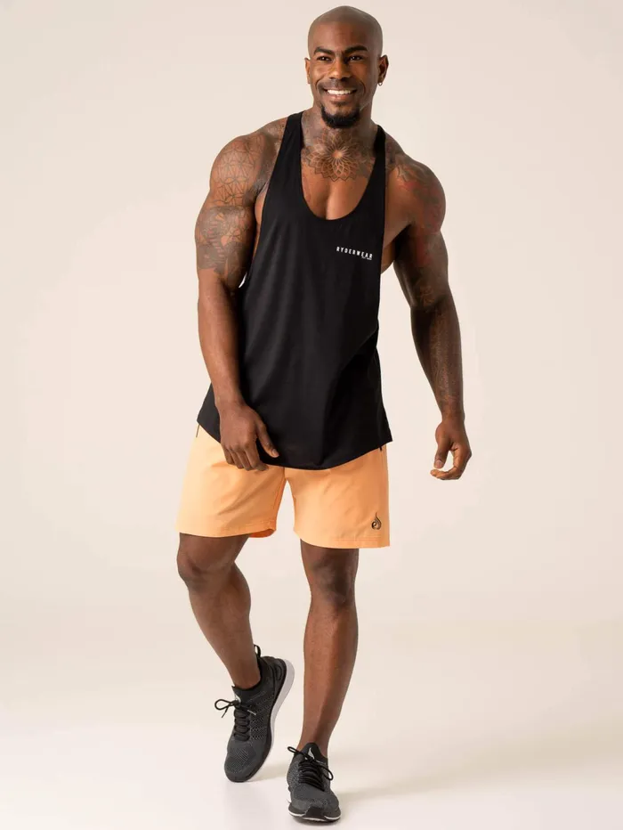 Ryderwear Adapt Training Short 8211 Orange Sherbet Men Gym Shorts