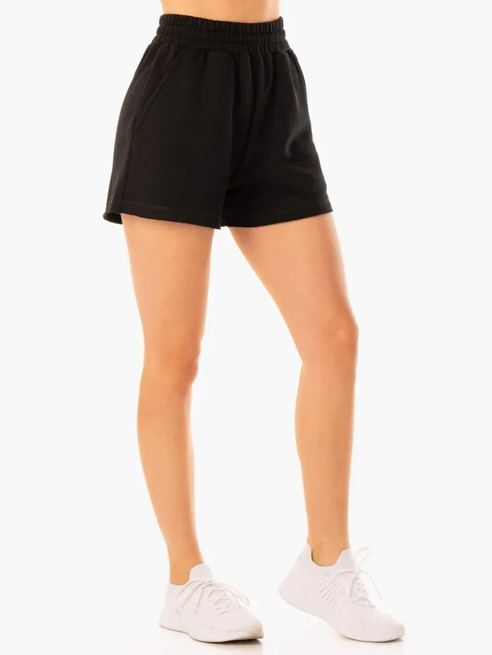 Ryderwear Elevate Track Short 8211 Black Women Gym Shorts