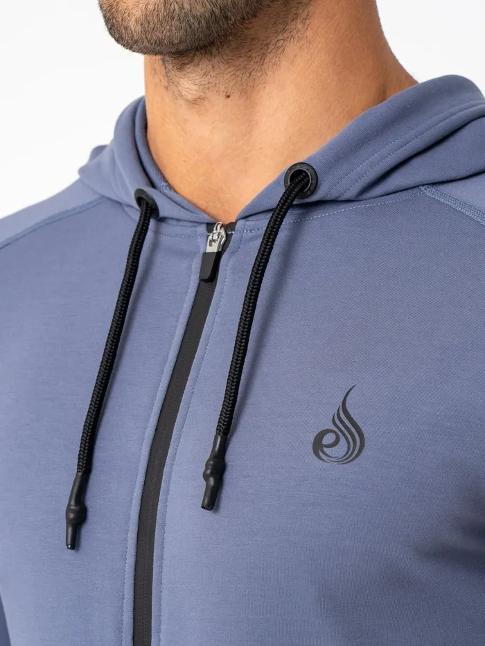 Ryderwear Endurance Zip Up Jacket 8211 Denim Blue Men Jackets