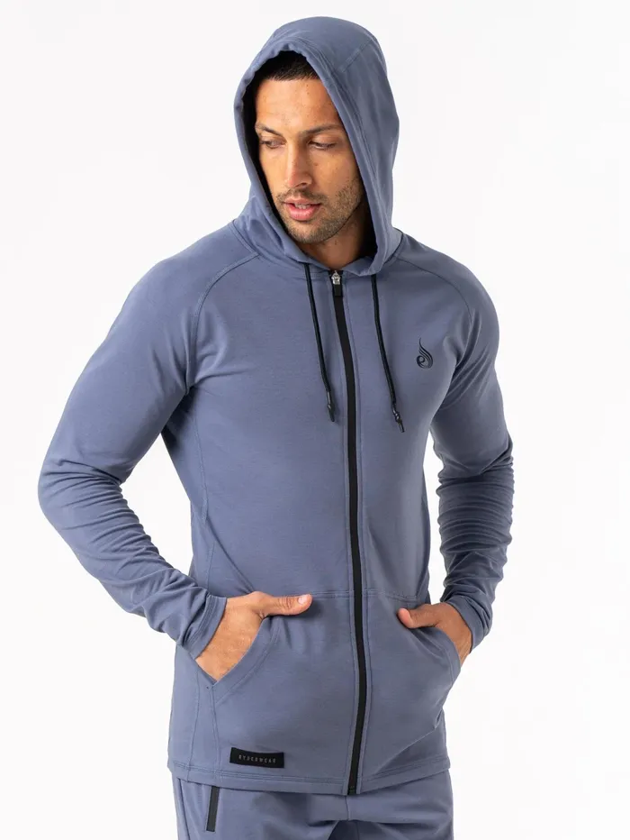 Ryderwear Endurance Zip Up Jacket 8211 Denim Blue Men Jackets