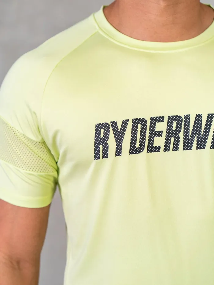 Ryderwear Flex Mesh TShirt 8211 Lime Men Tops