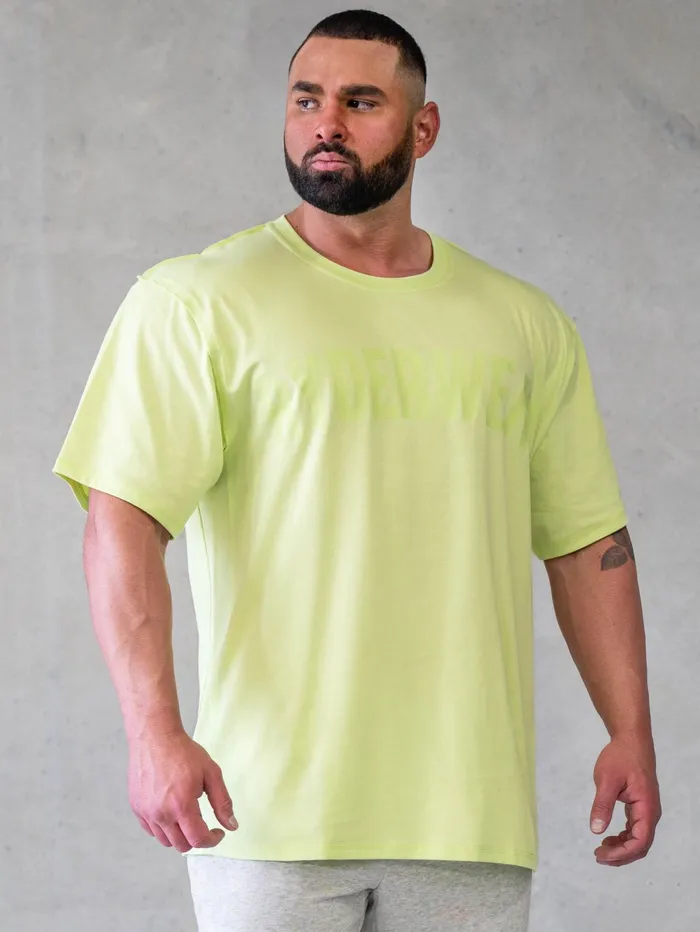 Ryderwear Force Oversized TShirt 8211 Lime Men Tops