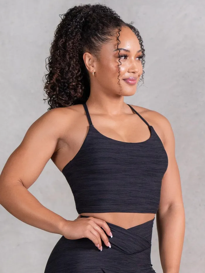 Ryderwear Icon Tank Bra 8211 Black Marl Women Tops