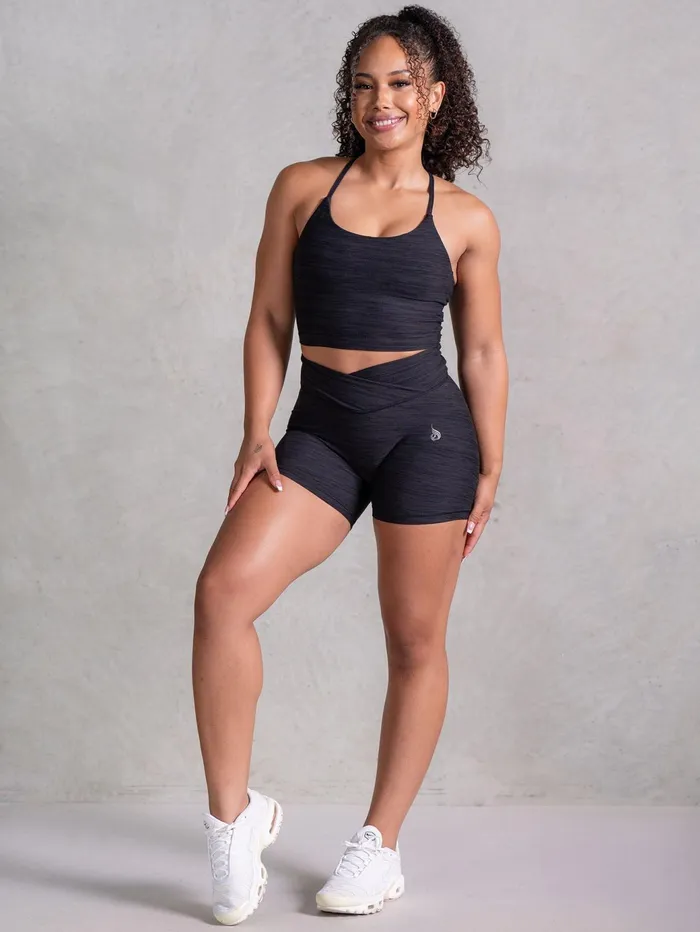 Ryderwear Icon Tank Bra 8211 Black Marl Women Tops