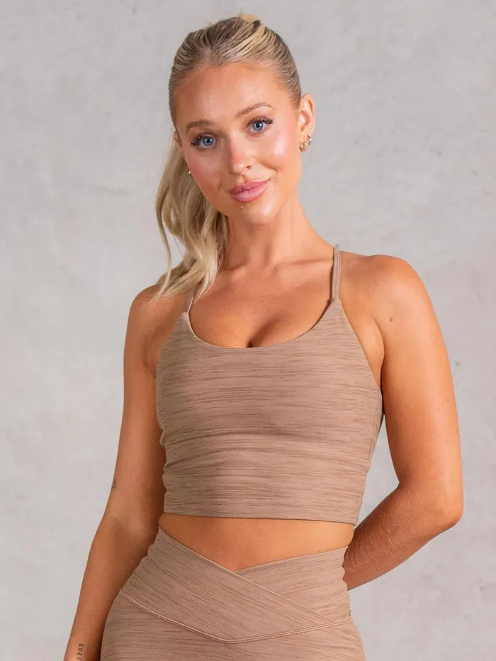 Ryderwear Icon Tank Bra 8211 Mocha Marl Women Tops