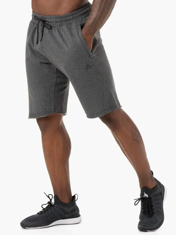 Ryderwear Iron Track Shorts 8211 Charcoal Marl Men Gym Shorts