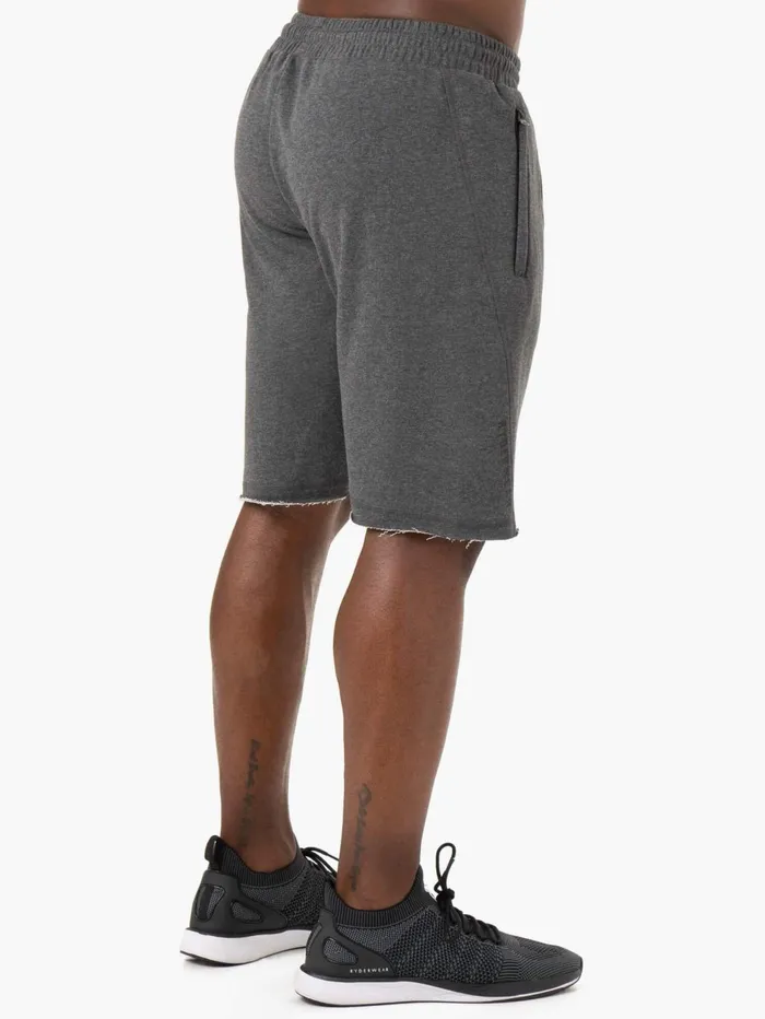 Ryderwear Iron Track Shorts 8211 Charcoal Marl Men Gym Shorts