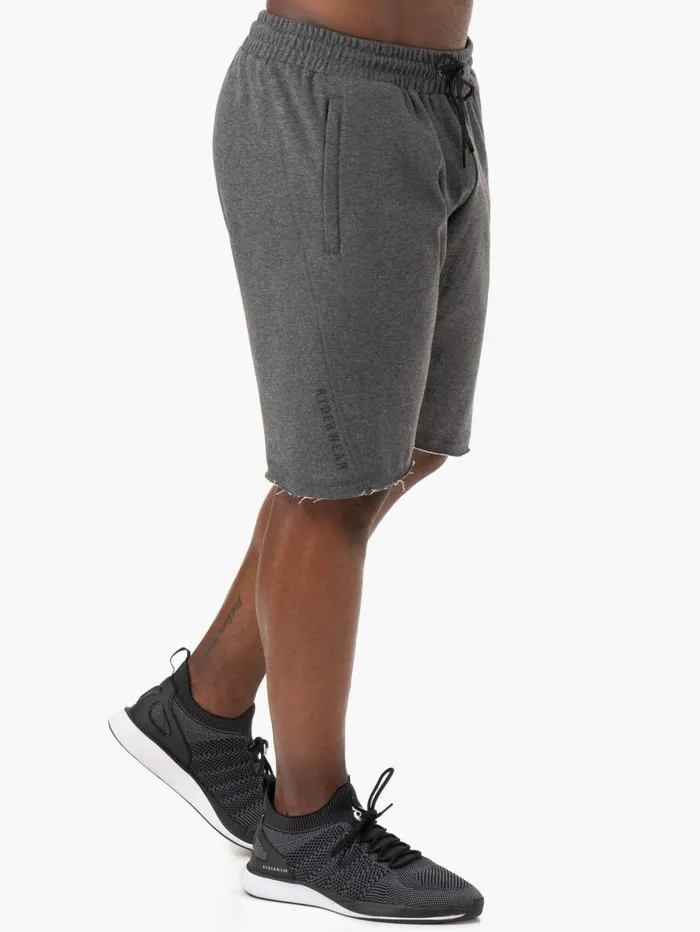 Ryderwear Iron Track Shorts 8211 Charcoal Marl Men Gym Shorts