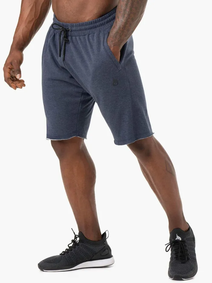 Ryderwear Iron Track Shorts 8211 Navy Marl Men Gym Shorts