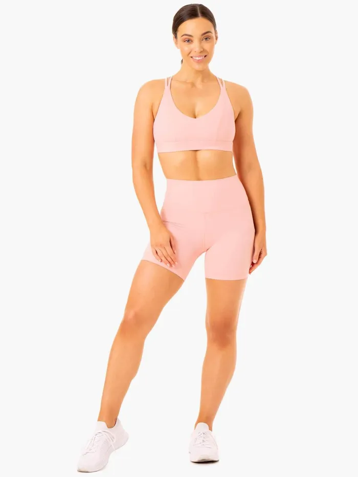 Ryderwear NKD Align Shorts 8211 Pink Women Gym Shorts
