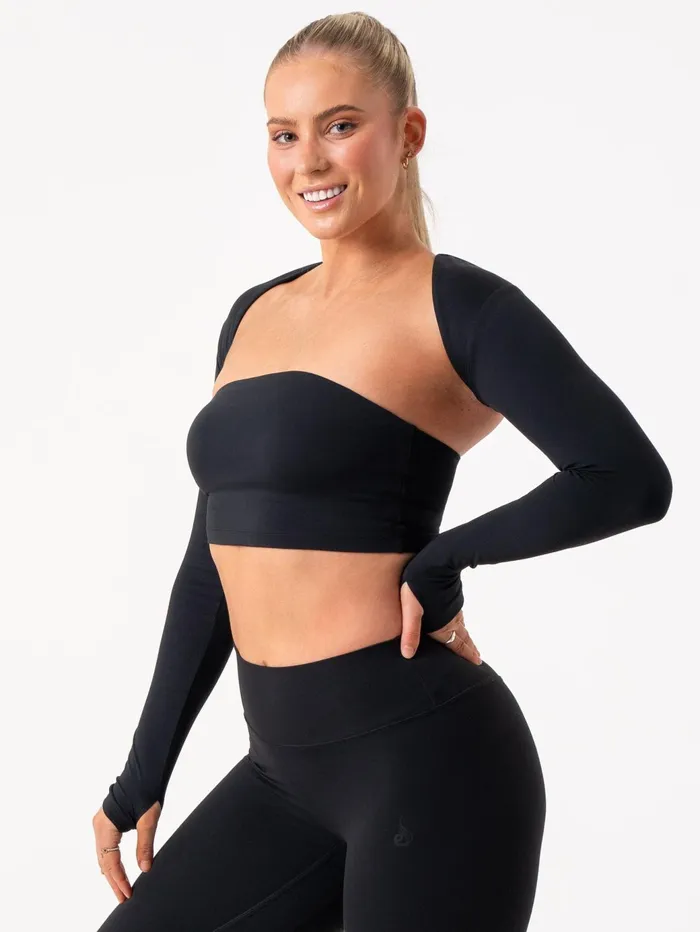 Ryderwear NKD Bolero 8211 Black Women Tops