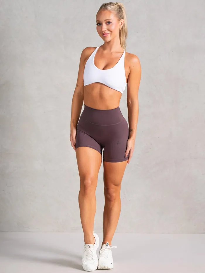 Ryderwear NKD High Waisted Shorts 8211 Plum Women Gym Shorts