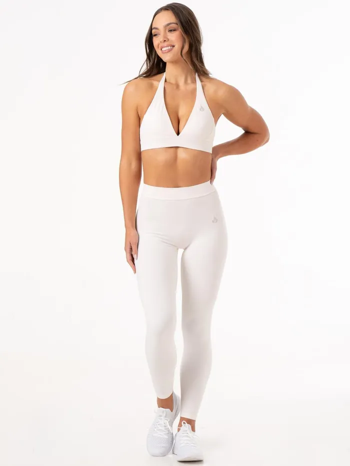 Ryderwear NKD V Scrunch Leggings 8211 Ivory Women Leggings