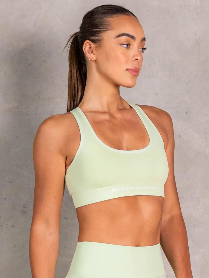 Ryderwear NRG Seamless Scoop Neck Sports Bra 8211 Matcha Women Sports Bras