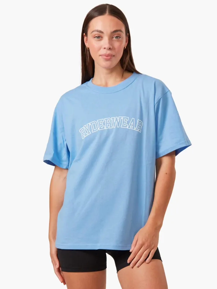 Ryderwear Oversized TShirt 8211 Sky Blue Women TShirts