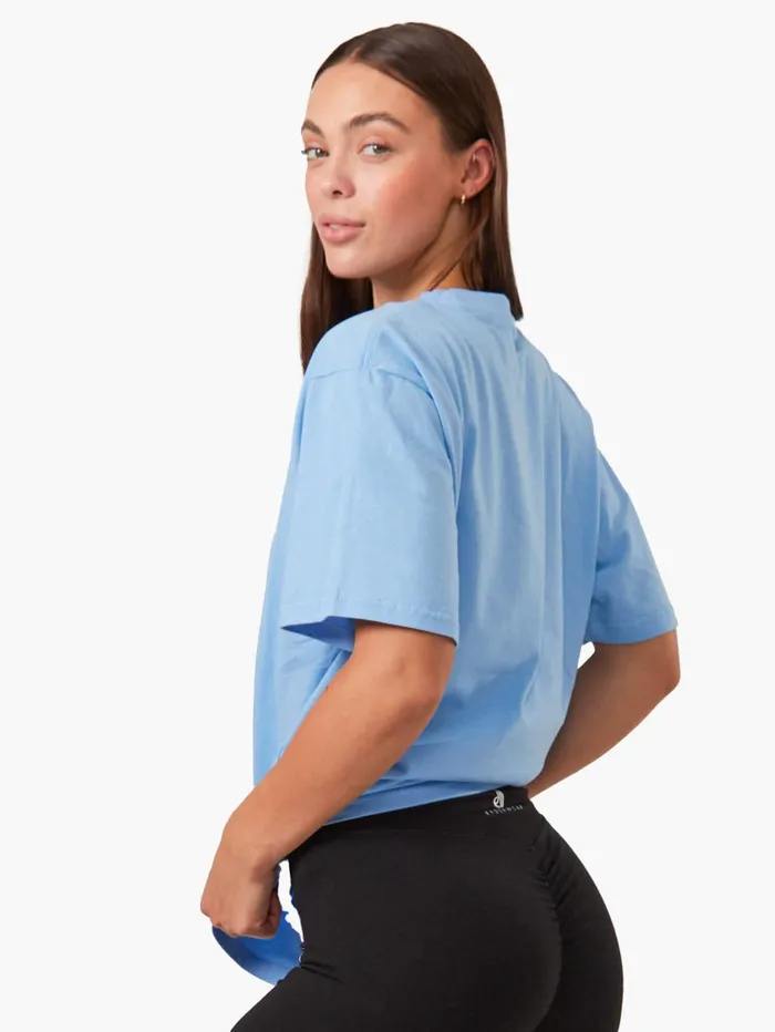 Ryderwear Oversized TShirt 8211 Sky Blue Women TShirts