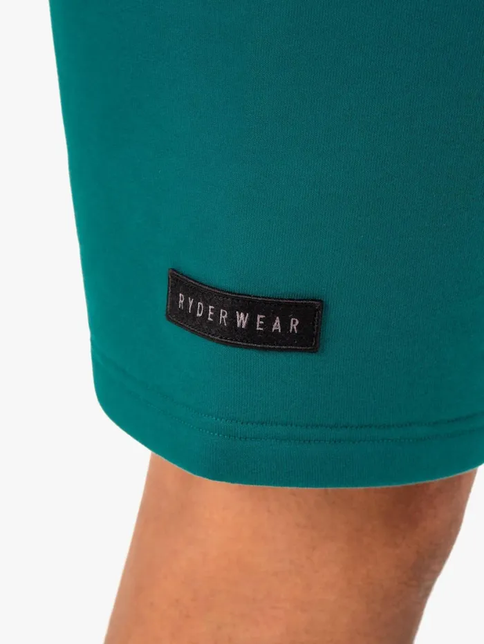 Ryderwear Recharge Track Short 8211 Teal Men Gym Shorts