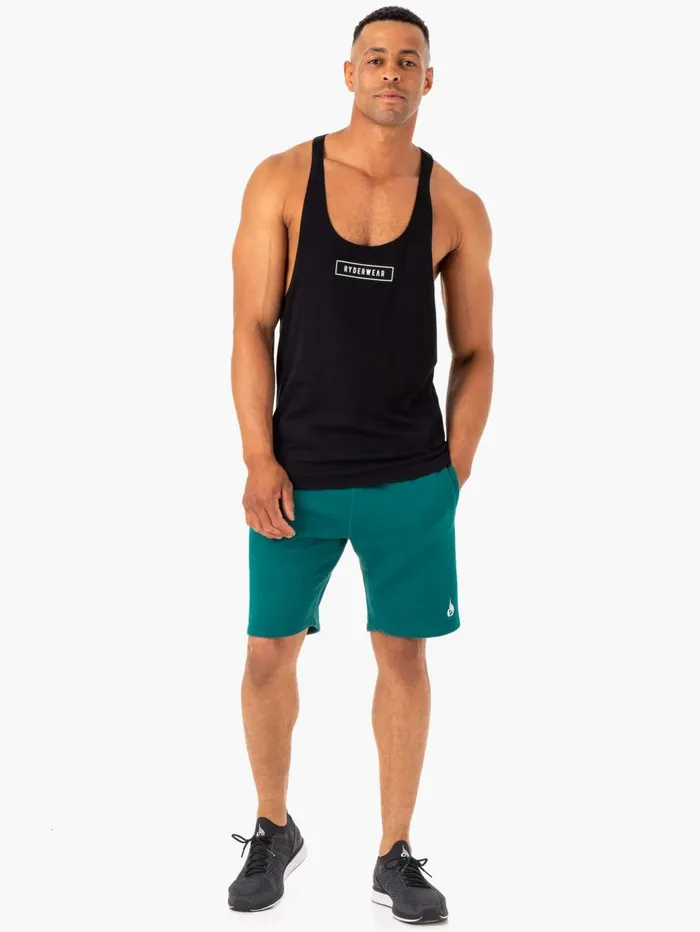 Ryderwear Recharge Track Short 8211 Teal Men Gym Shorts